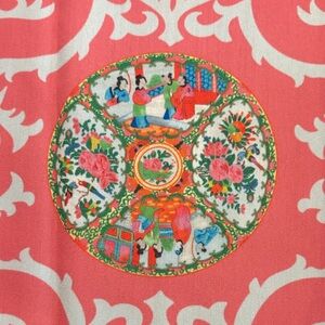 Pink chinoiserie Tea Towel